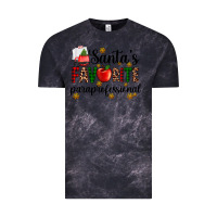 Cloud Black santa's favorite  paraprofesyonal Vintage Tee - AdoDesignShop