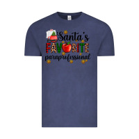Vintage Denim santa's favorite  paraprofesyonal Vintage Tee - AdoDesignShop