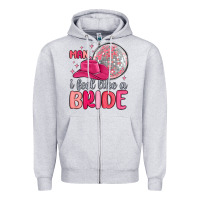 Heather Grey man i feel like a bride Zipper Hoodie - MaliasSmallBusiness
