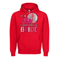 Red man i feel like a bride Zipper Hoodie - MaliasSmallBusiness