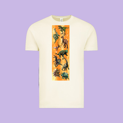 Dinosaurs Pen Wrap Vintage Tee Designed By Artiststas
