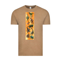 Vintage Coffee dinosaurs pen wrap Vintage Tee - Artiststas