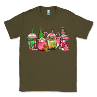 Pink Christmas Gnomes Coffee Cups Classic Tee | Teevron
