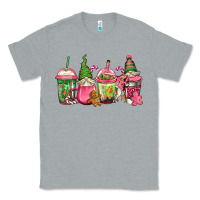 Heather Grey pink christmas gnomes coffee cups Classic Tee - Jasminsmagicworld