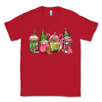 Red pink christmas gnomes coffee cups Classic Tee - Jasminsmagicworld