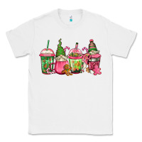 White pink christmas gnomes coffee cups Classic Tee - Jasminsmagicworld