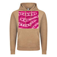 Vintage Coffee pink glitter heart Vintage Hoodie - JahusDesignShop