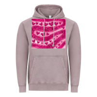 Vintage Zinc pink glitter heart Vintage Hoodie - JahusDesignShop