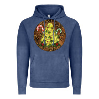 Vintage Denim Softball Leopard  Christmas Vintage Hoodie - RanaPortraitStore