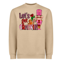 Mushroom lets get crackin with nutcrackers ado Heavyweight Sweatshirt - AdoDesignShop