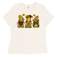 Bone sunflower gnomies Ladies Tee - texasbilliewilder