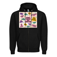 Black physical therapist daily affirmations Zipper Hoodie - MaliasSmallBusiness