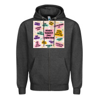 Charcoal Heather physical therapist daily affirmations Zipper Hoodie - MaliasSmallBusiness