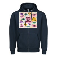 Navy physical therapist daily affirmations Zipper Hoodie - MaliasSmallBusiness