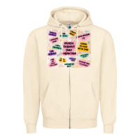 Sandshell physical therapist daily affirmations Zipper Hoodie - MaliasSmallBusiness
