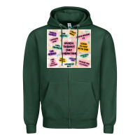 Sports Green physical therapist daily affirmations Zipper Hoodie - MaliasSmallBusiness