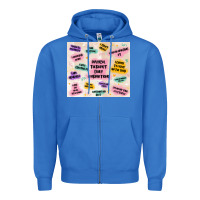 True Royal physical therapist daily affirmations Zipper Hoodie - MaliasSmallBusiness