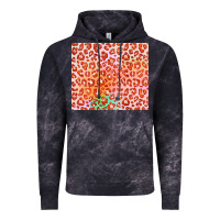 Cloud Black orange leopard glitter Vintage Hoodie - JahusDesignShop