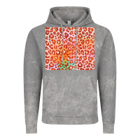 Cloud Rock orange leopard glitter Vintage Hoodie - JahusDesignShop