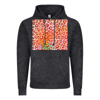 Vintage Arctic orange leopard glitter Vintage Hoodie - JahusDesignShop
