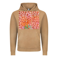 Vintage Camel orange leopard glitter Vintage Hoodie - JahusDesignShop