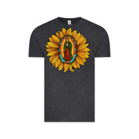 Vintage Black our lady of guadalupe sunflower Vintage Tee - JahusDesignShop
