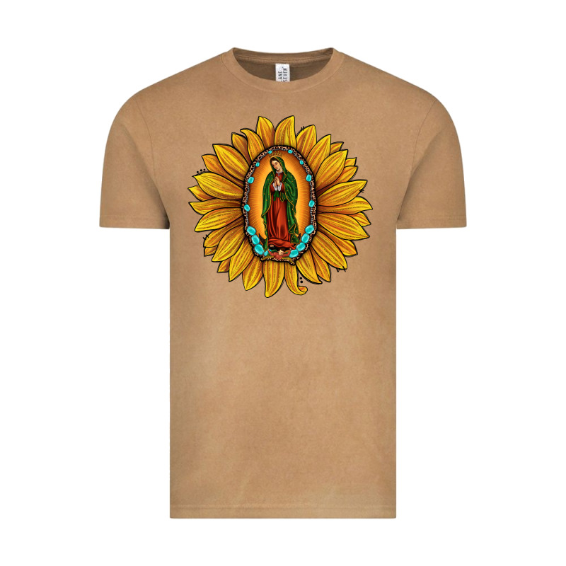 Our Lady Of Guadalupe Sunflower Vintage Tee by JahusDesignShop | Teevron