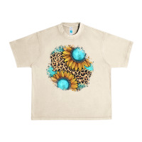 Sandshell gemstone leopard patch Urban Heavy Tee - JahusDesignShop