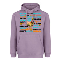 Lavender chicken typography Heavyweight Hoodie - Artiststas