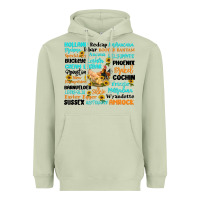 Matcha chicken typography Heavyweight Hoodie - Artiststas