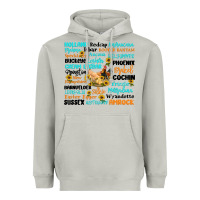 Moon Dust chicken typography Heavyweight Hoodie - Artiststas