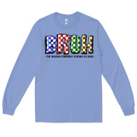 Colony Blue bruh the woman formerly known as mom Long Sleeve Tee - JahusDesignShop