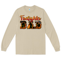 Mushroom American Flag Firefighter Dad Long Sleeve Tee - LillyAllenDesigns