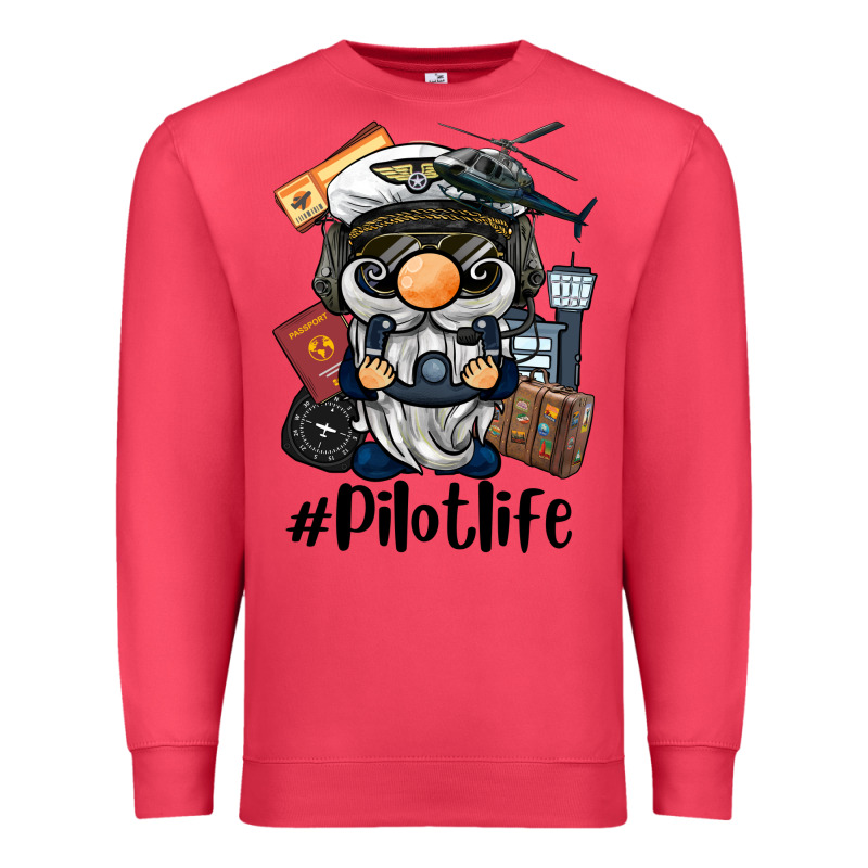 Pilot Life Gnome Premium Sweatshirt by BarkalooDesign | Teevron
