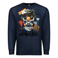 Navy pilot life gnome Premium Sweatshirt - BarkalooDesign