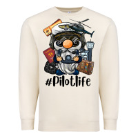 Sandshell pilot life gnome Premium Sweatshirt - BarkalooDesign