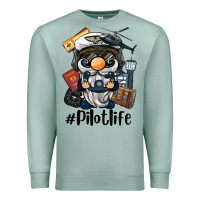 Seafoam pilot life gnome Premium Sweatshirt - BarkalooDesign
