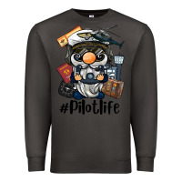 Smoke pilot life gnome Premium Sweatshirt - BarkalooDesign