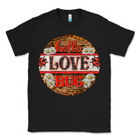 Black hello love bug ladybug ornament Classic Tee - BarkalooDesign