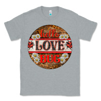 Heather Grey hello love bug ladybug ornament Classic Tee - BarkalooDesign