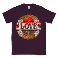 Plum hello love bug ladybug ornament Classic Tee - BarkalooDesign