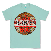 Seafoam hello love bug ladybug ornament Classic Tee - BarkalooDesign