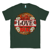Sports Green hello love bug ladybug ornament Classic Tee - BarkalooDesign