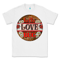 White hello love bug ladybug ornament Classic Tee - BarkalooDesign