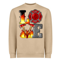 Mushroom firefighter love Heavyweight Sweatshirt - Artiststas
