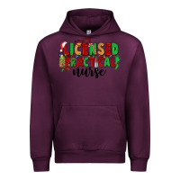 Mauve Wine licensed practical nurse Urban Hoodie - CowGirlArtShop
