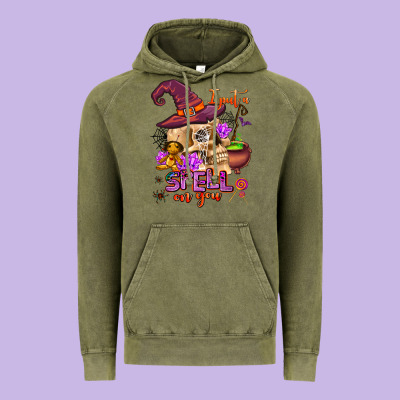 I Put A Spell On You Vintage Hoodie Designed By Adodesignshop