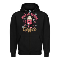 Black mama needs coffee Zipper Hoodie - MaliasSmallBusiness