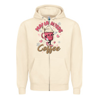 Sandshell mama needs coffee Zipper Hoodie - MaliasSmallBusiness