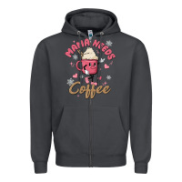 Smoke mama needs coffee Zipper Hoodie - MaliasSmallBusiness